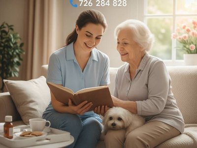 Opieka domowa nad osobą starszą, całodobowo - Zamów opiekę